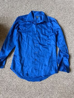blue George button up long sleeve